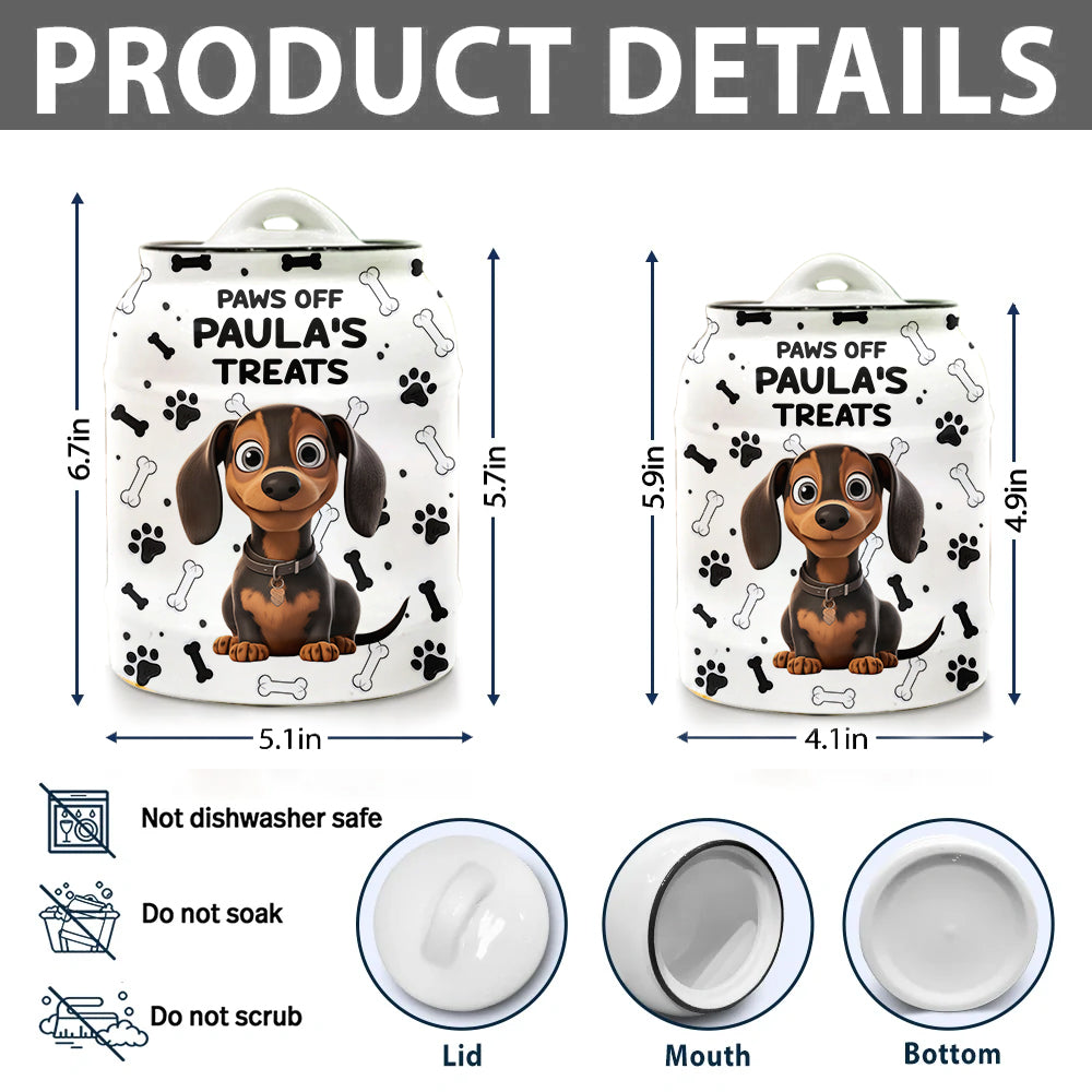 Dog Treats - Personalized Dog Cookie Jar