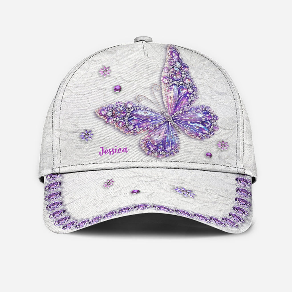 Beautiful Butterfly - Personalized Butterfly Classic Cap
