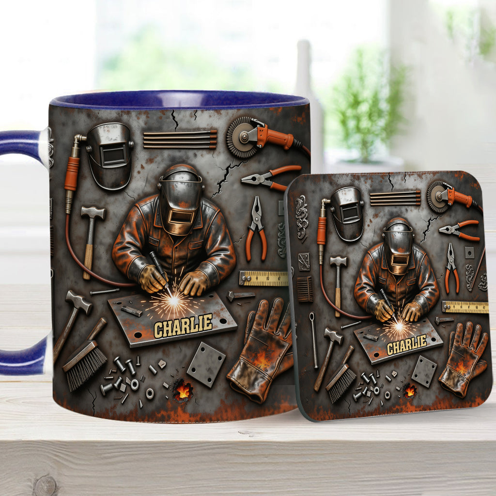 Strong Welder - Personalized Welder Accent Mug