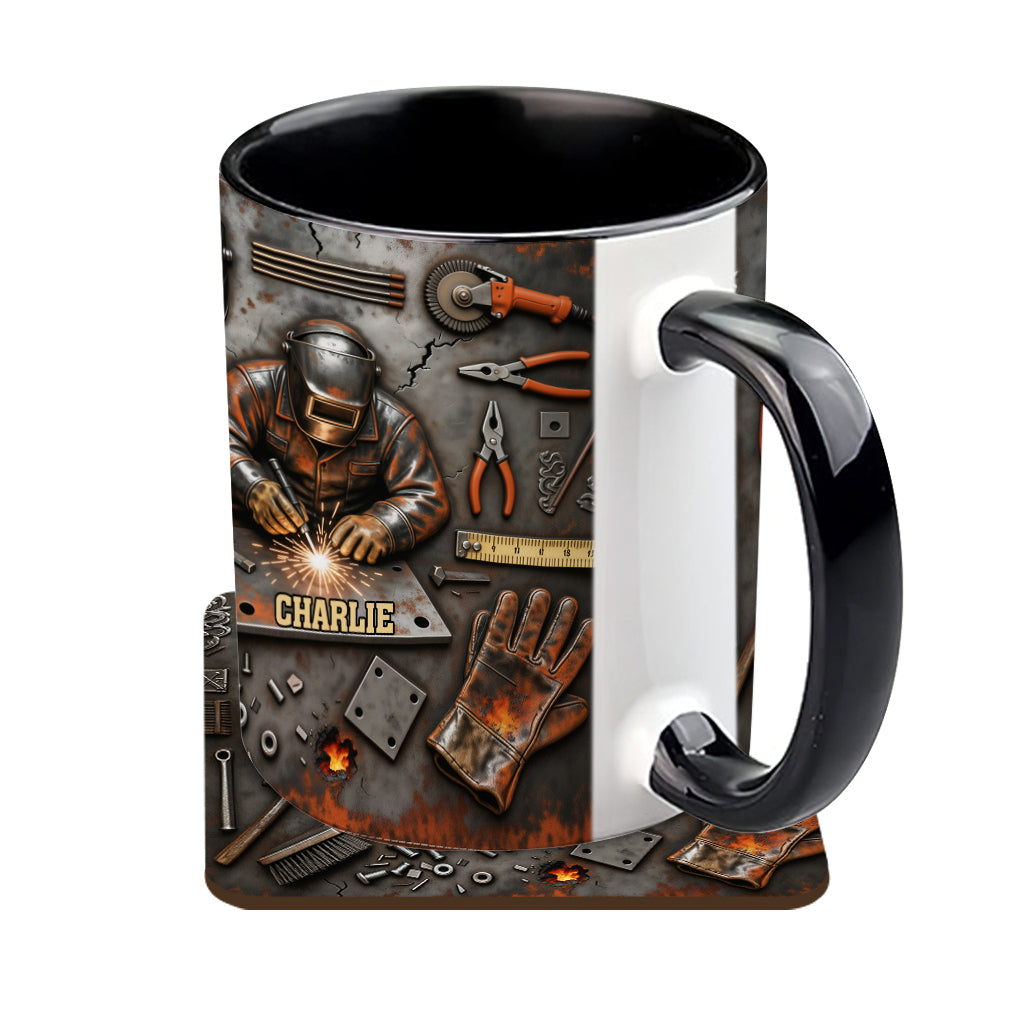 Strong Welder - Personalized Welder Accent Mug