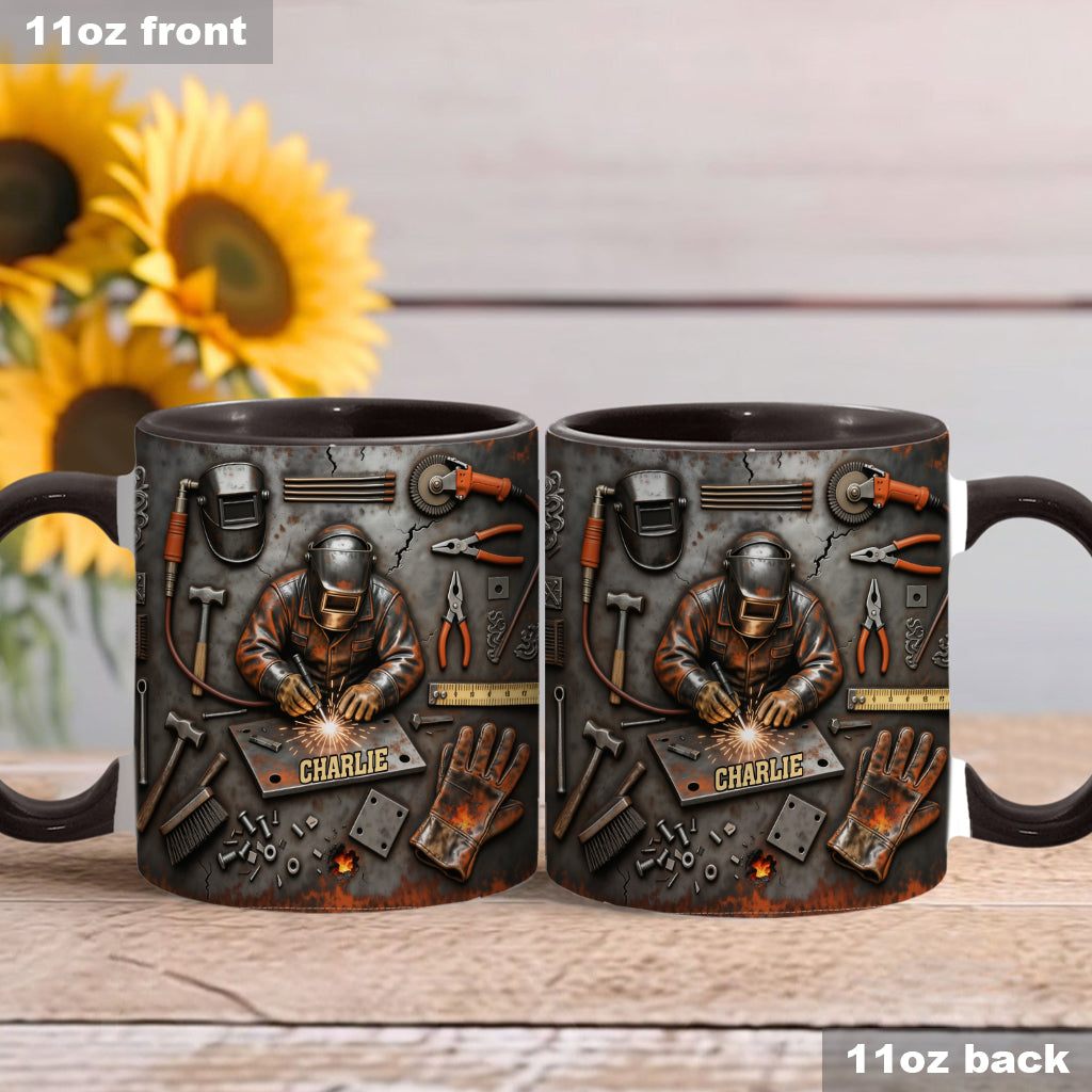 Strong Welder - Personalized Welder Accent Mug