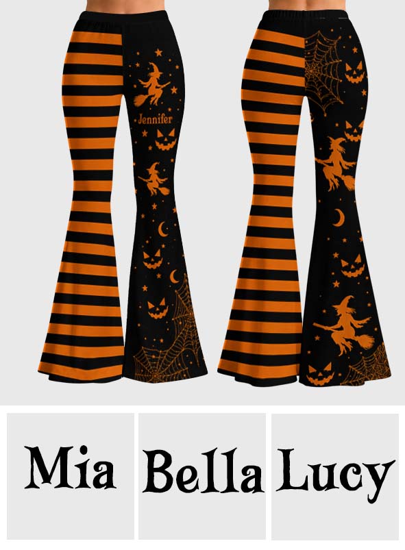 Halloween Gift - Personalized Witch Flare Pants