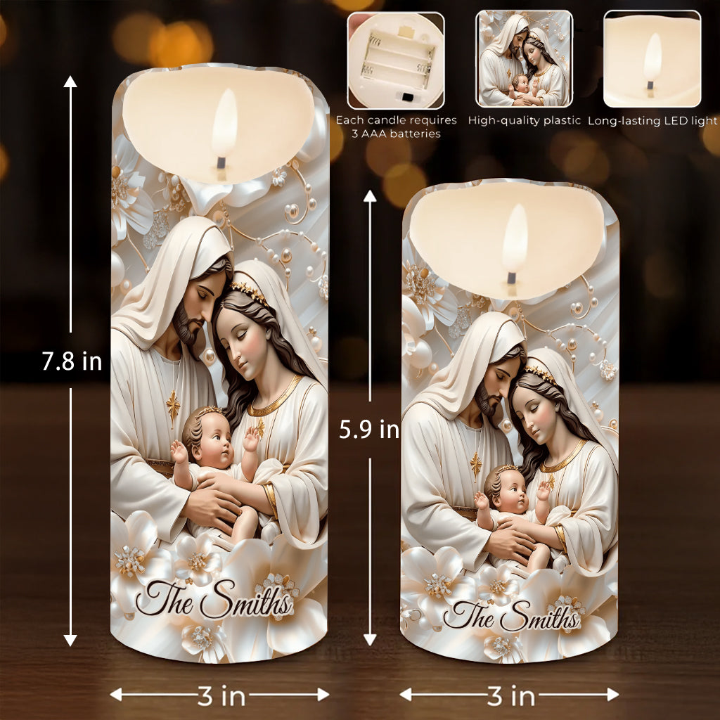 Believe - Personalized Christian Flameless Candle