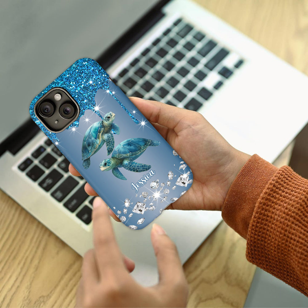 Beautiful Dolphins/ Turtles/ Whale... Gift For Sea Lover - Personalized Sea Lover Full Print Phone Case