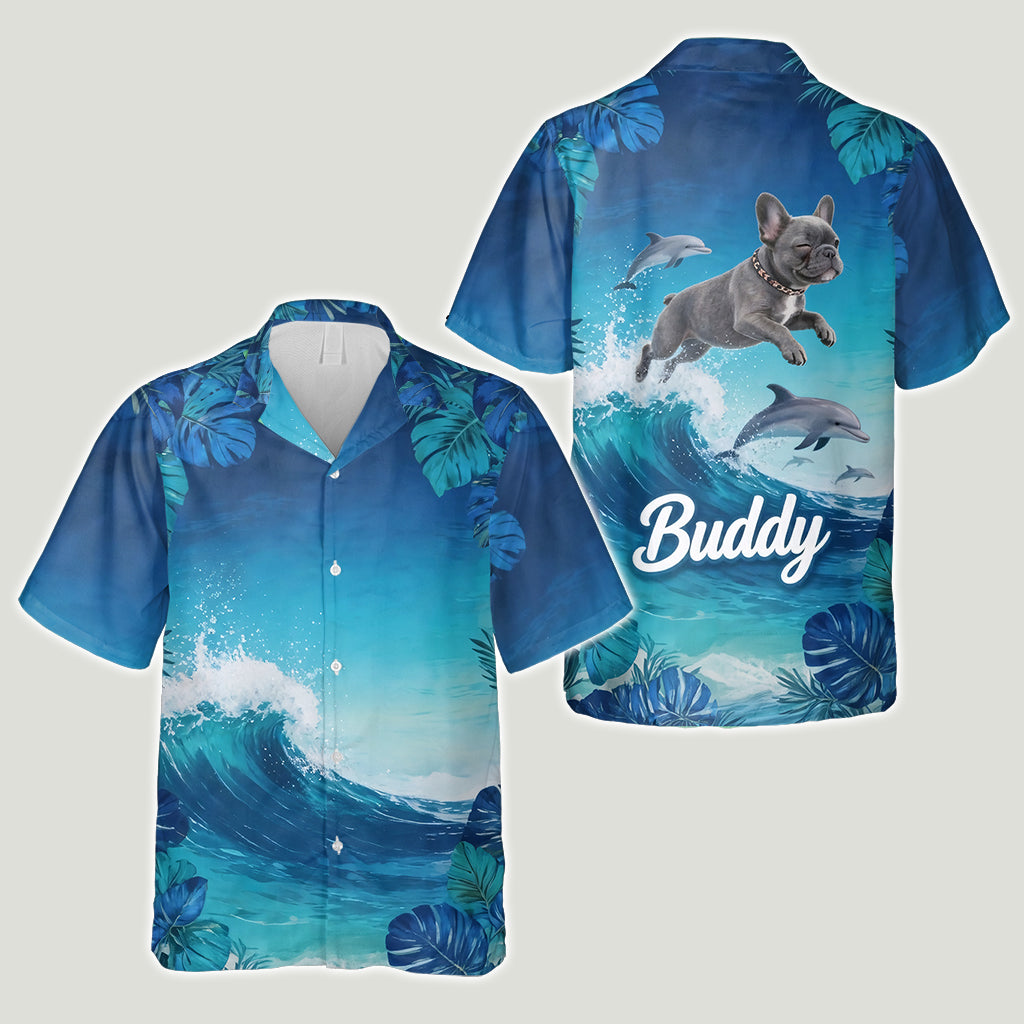 Custom Any Photo Funny Pet - Personalized Dog Hawaiian Shirt