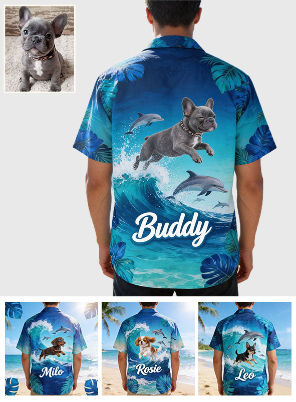 Custom Any Photo Funny Pet - Personalized Dog Hawaiian Shirt