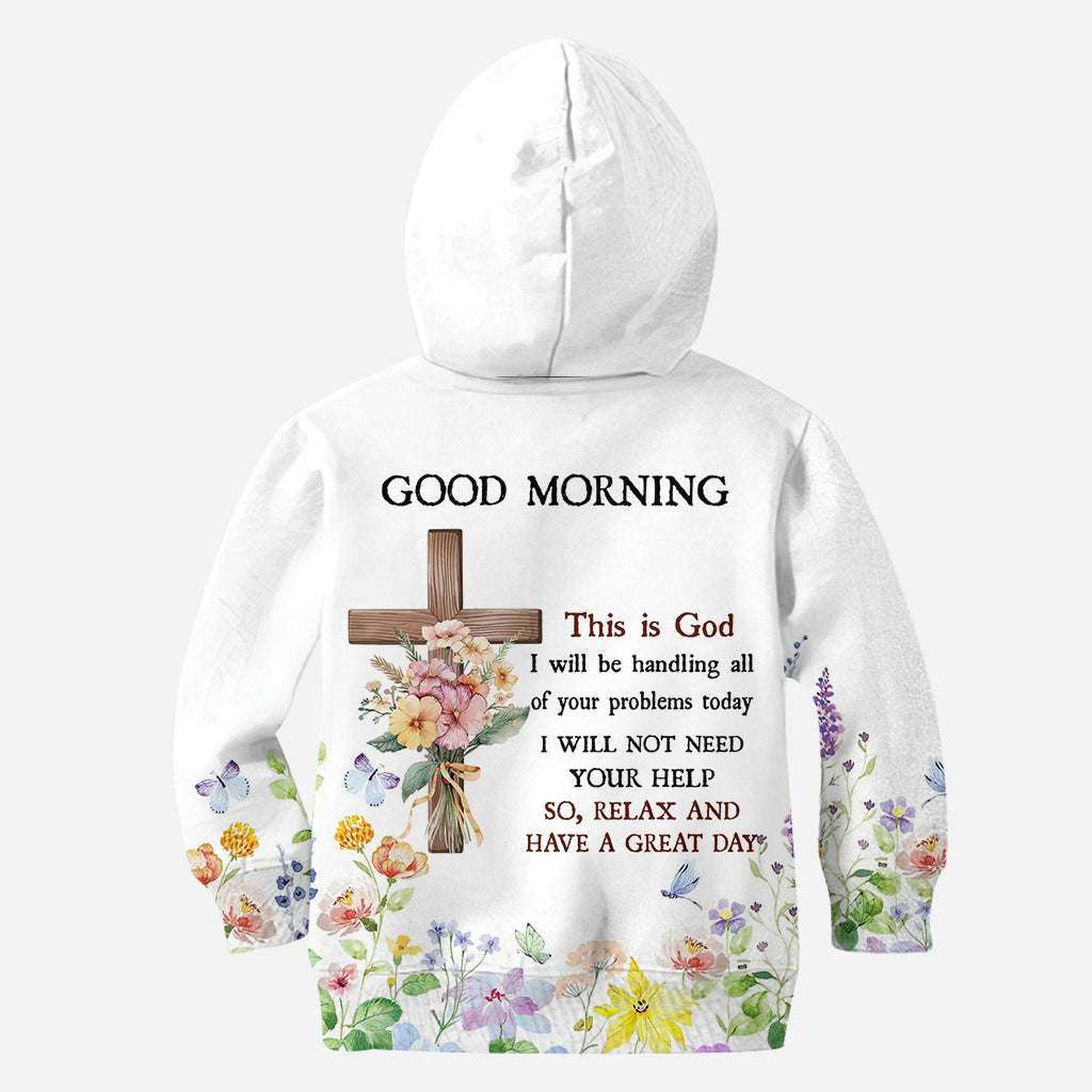 Good Morning This Is God - Personalized Christian All Over Shirt