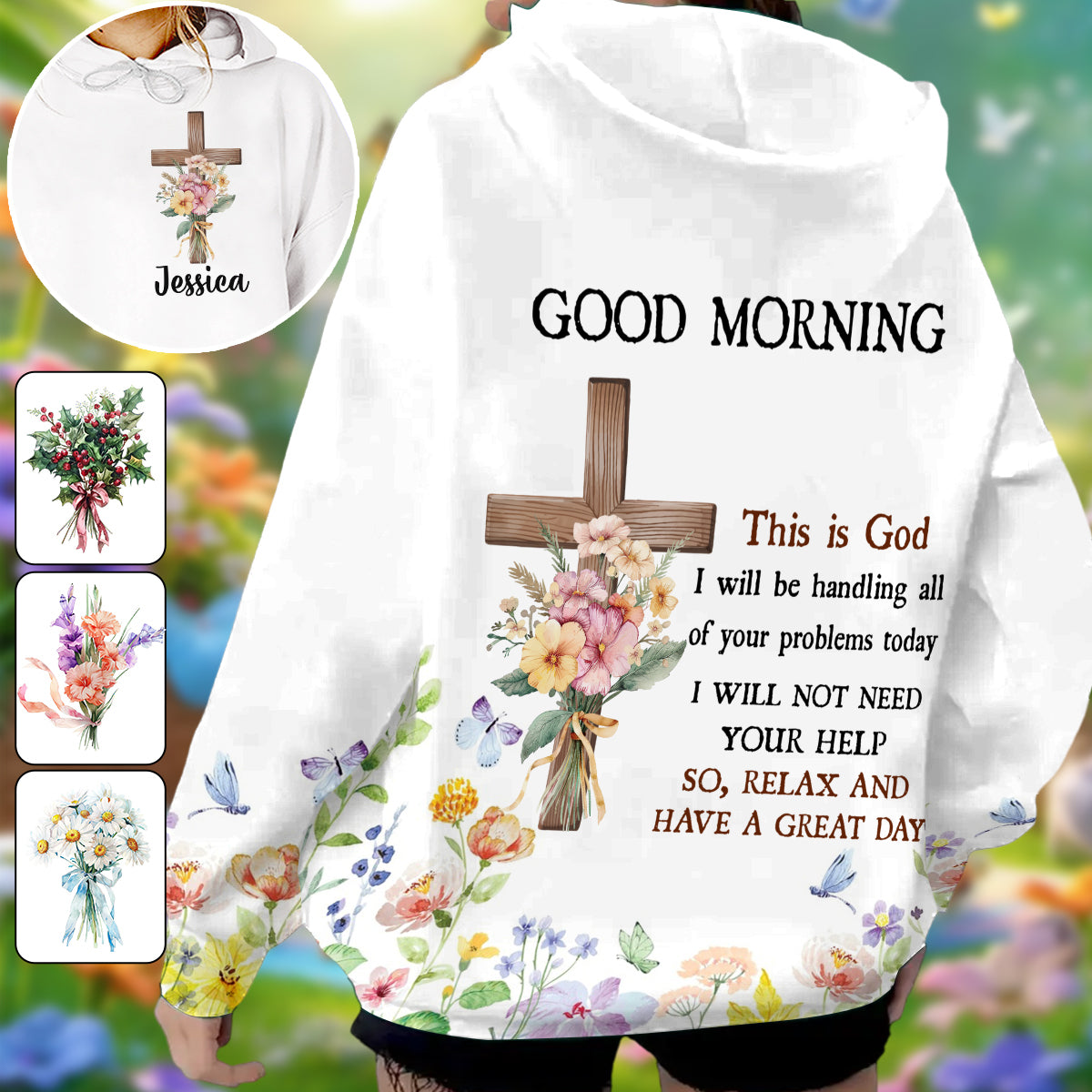 Good Morning This Is God - Personalized Christian All Over Shirt