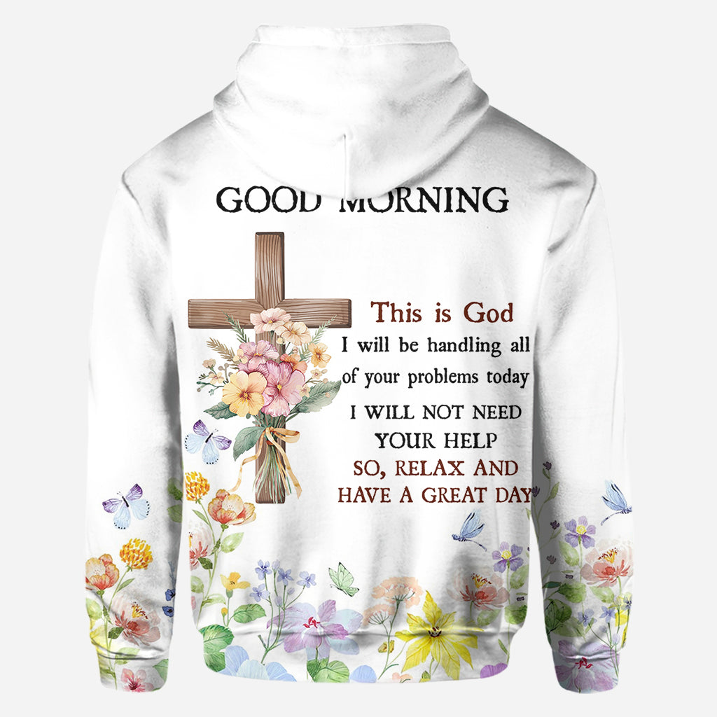 Good Morning This Is God - Personalized Christian All Over Shirt
