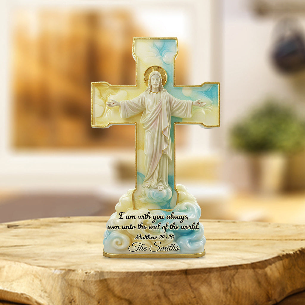 I Am With You Always - Personalized Christian Custom Shaped Acrylic Plaque