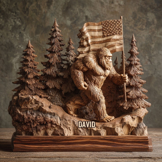 I Believe - Personalized Hiking Custom Shaped Wood Plaque