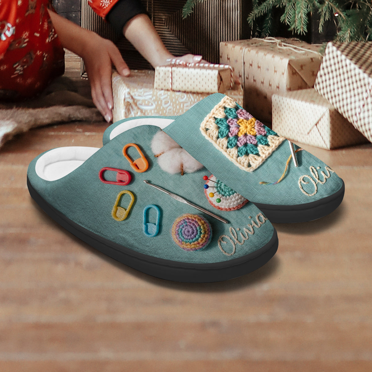 Hooked on Yarn - Personalized Crocheting Slippers
