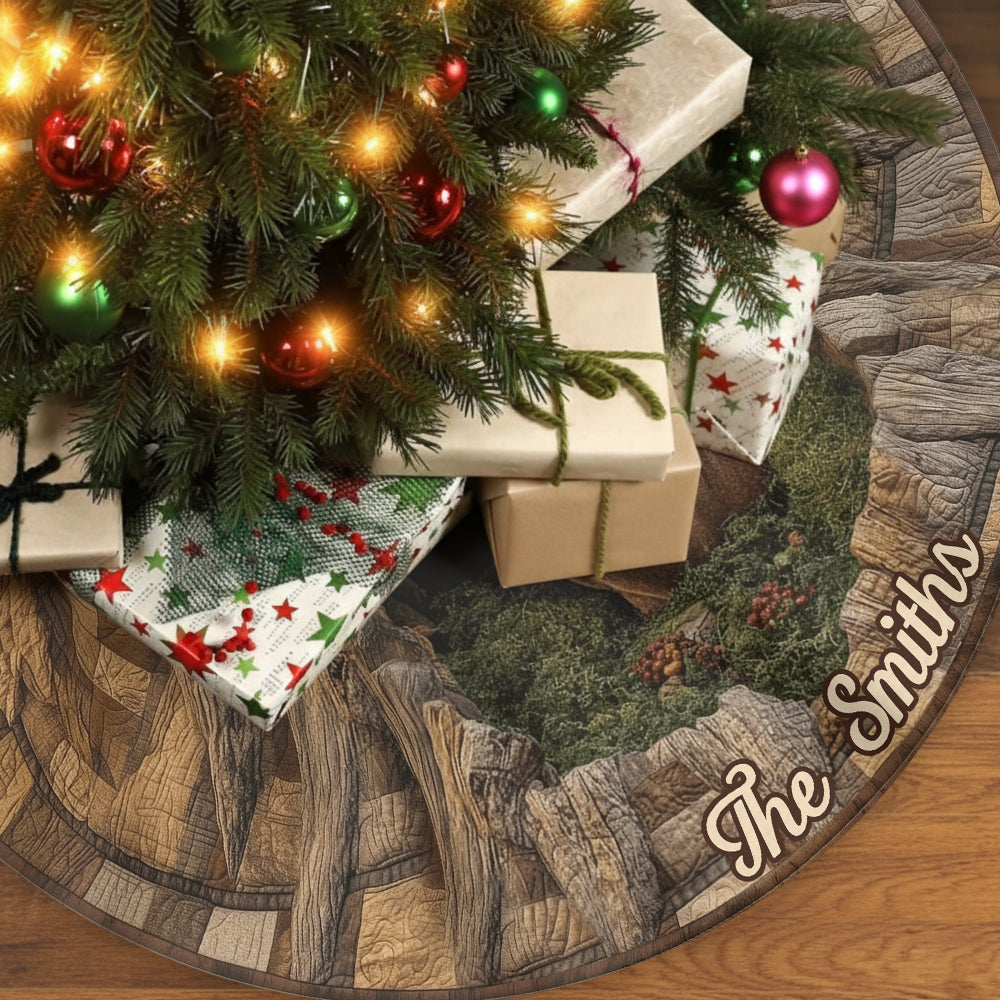Love Hunting - Personalized Hunting Shaped Tree Skirt