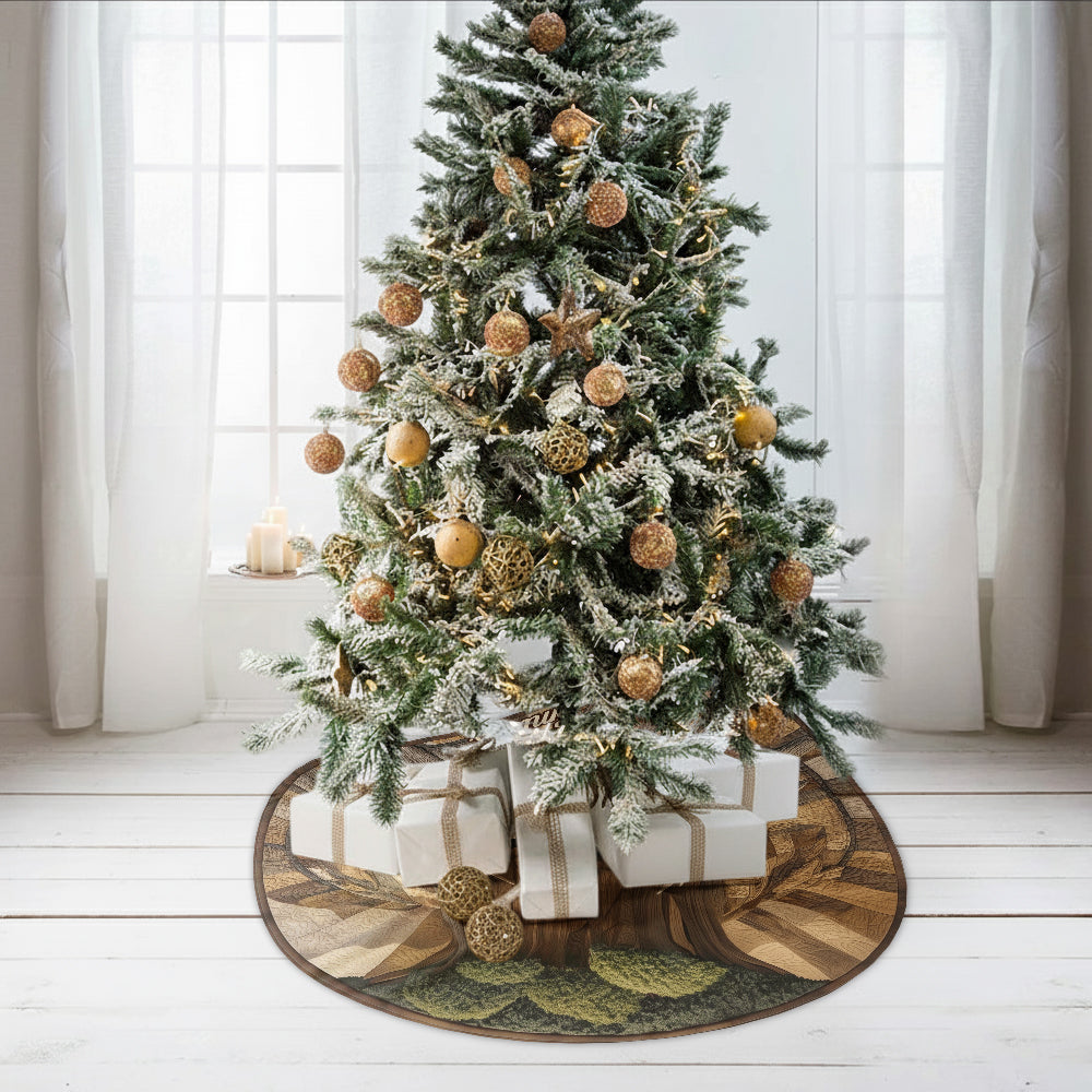 Love Hunting - Personalized Hunting Shaped Tree Skirt