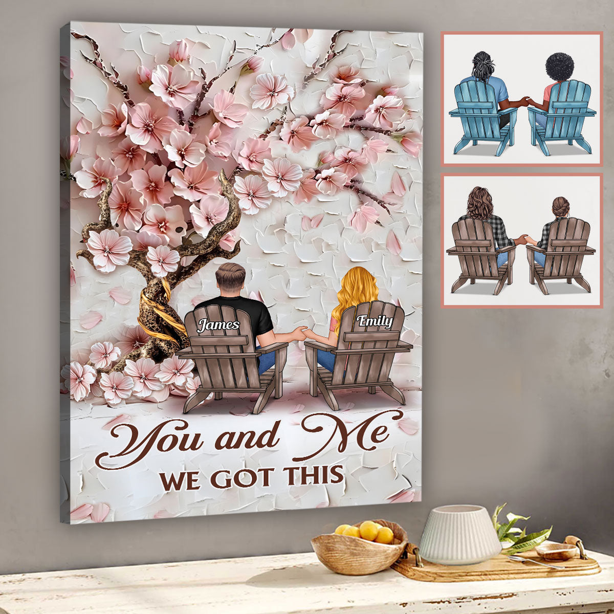 You And Me We Got This - Personalized Couple Canvas And Poster