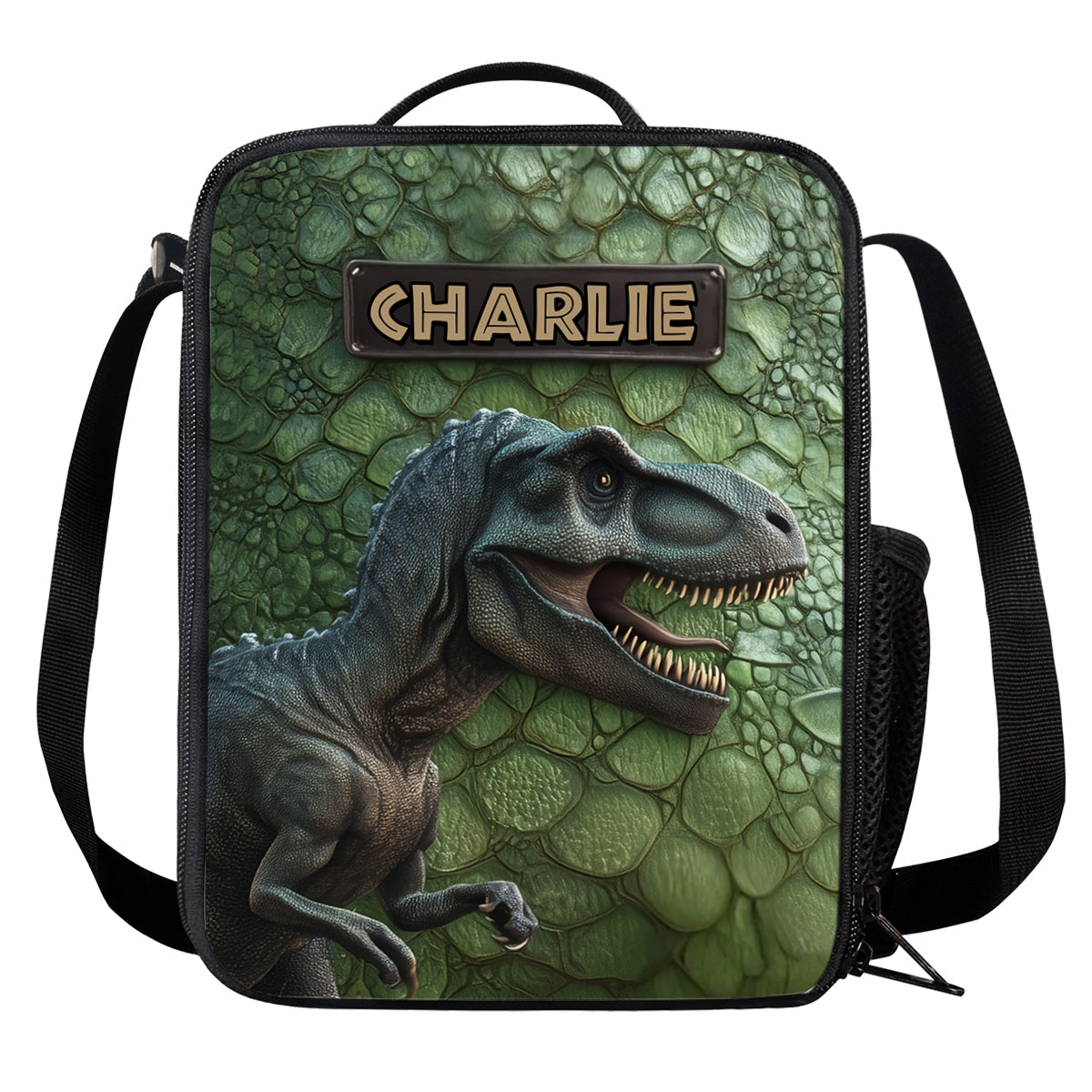 Dinosaur - Personalized Kid Backpack Lunch Bag Pencil Case Set