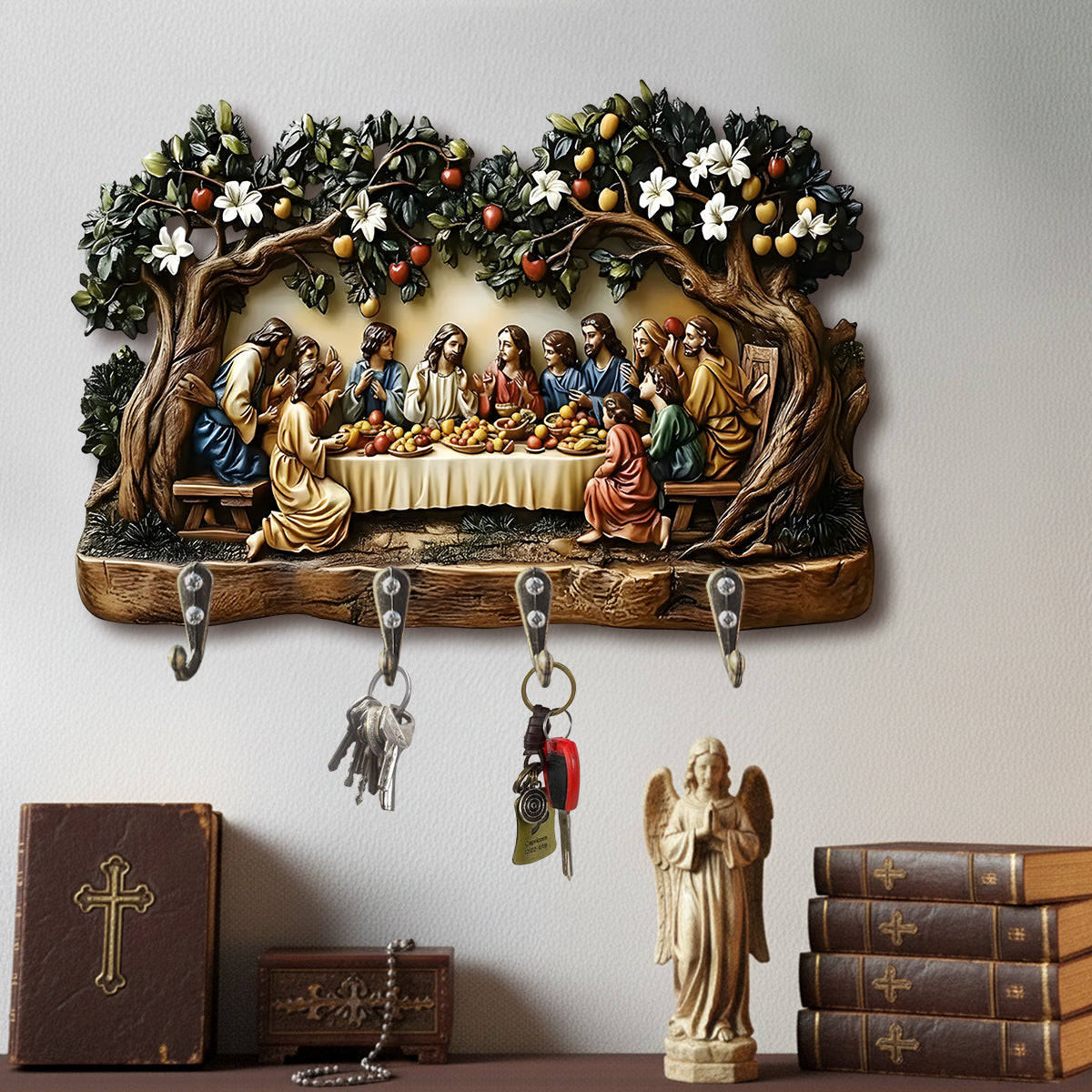 Last Supper - Christian Custom Shaped Hanging Rack