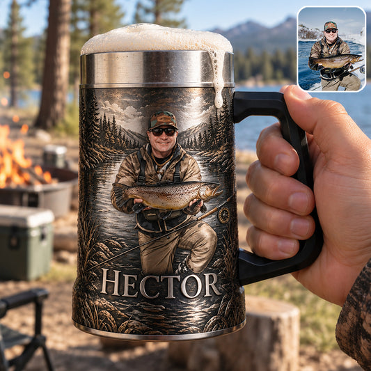 It's Always Fishing Season - Personalized Fishing Beer Stein