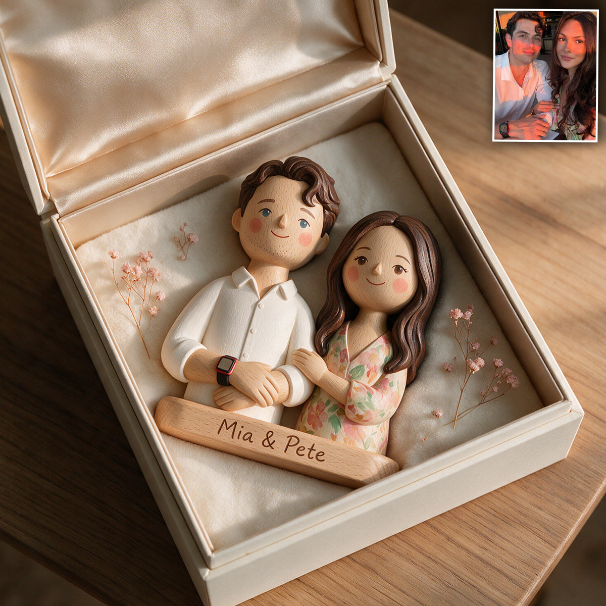 You & Me We Got This - Personalized Couple Custom Shaped Wood Plaque