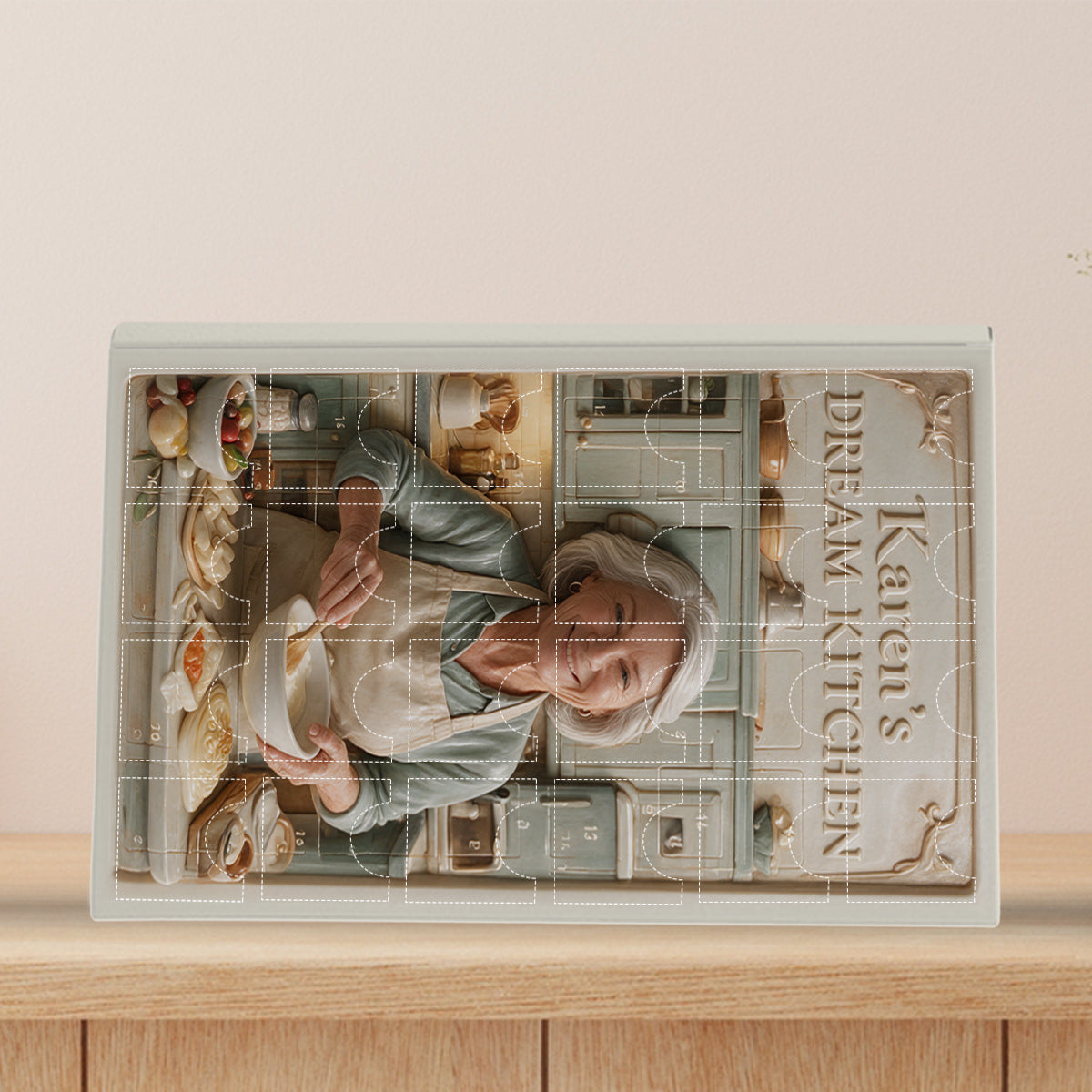 Dream Kitchen - Personalized Cooking Advent Calendar With Ornaments