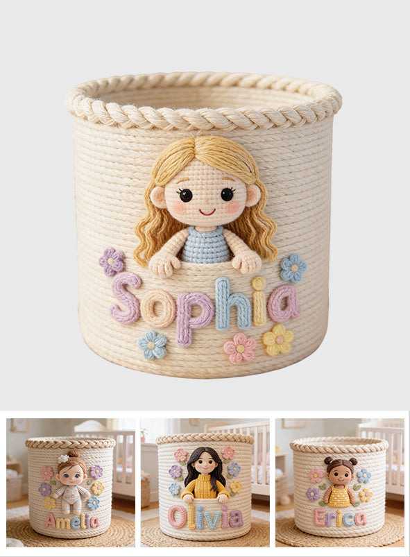 Custom Any Photo - Personalized Kid Storage Basket
