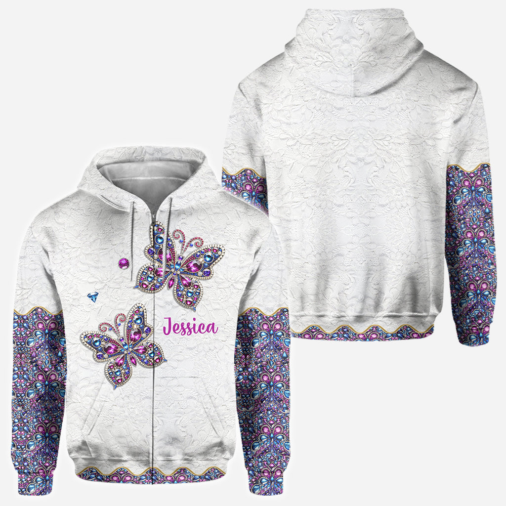 Beautiful Butterfly - Personalized Butterfly All Over Shirt