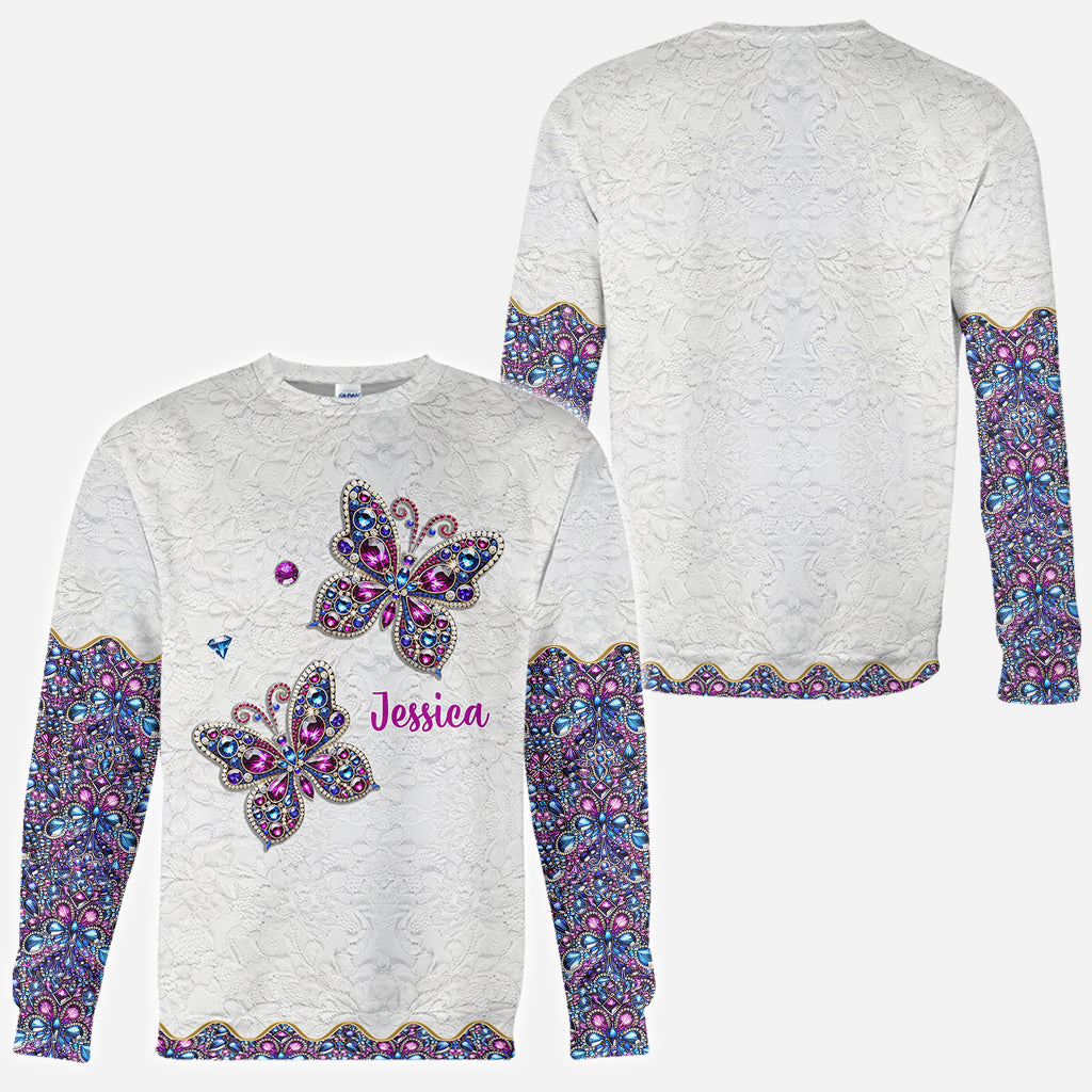 Beautiful Butterfly - Personalized Butterfly All Over Shirt