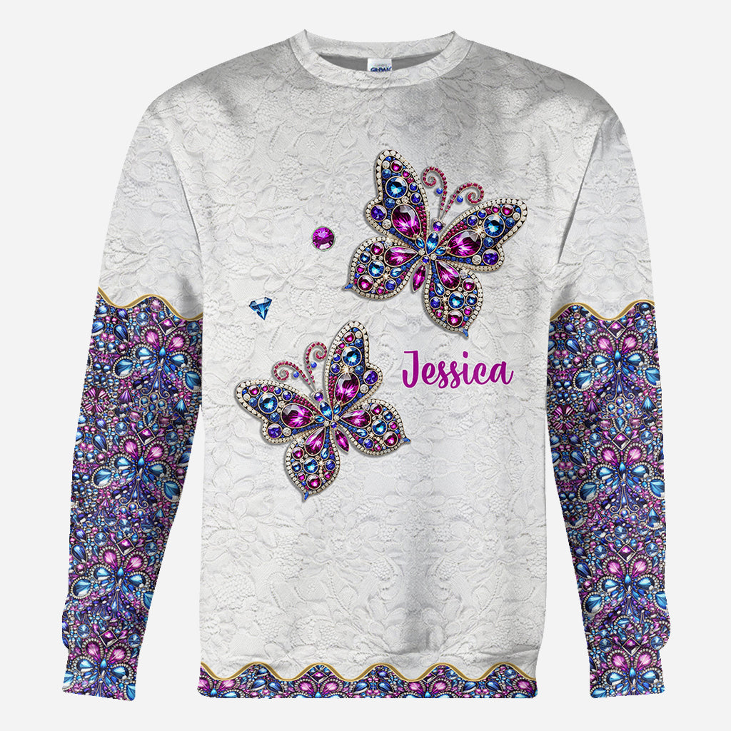 Beautiful Butterfly - Personalized Butterfly All Over Shirt