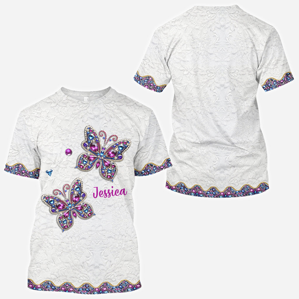 Beautiful Butterfly - Personalized Butterfly All Over Shirt