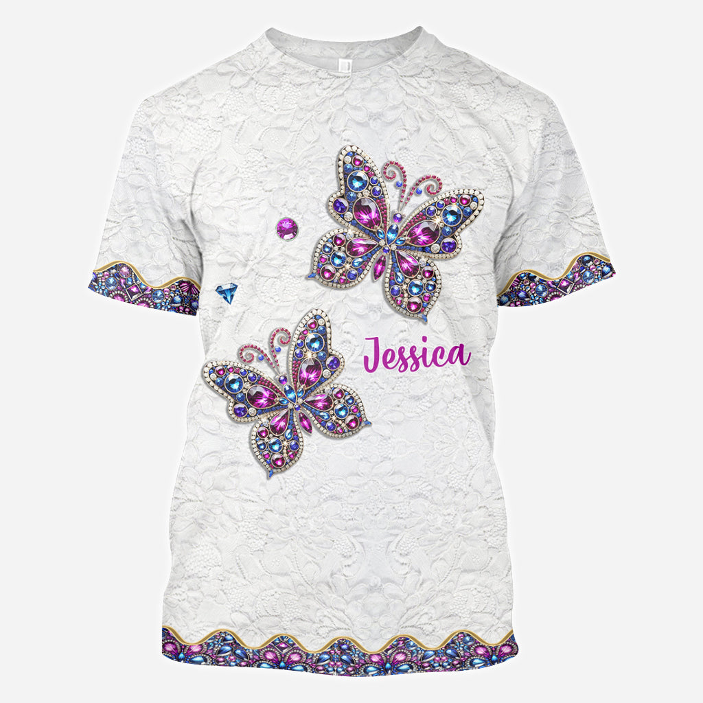 Beautiful Butterfly - Personalized Butterfly All Over Shirt
