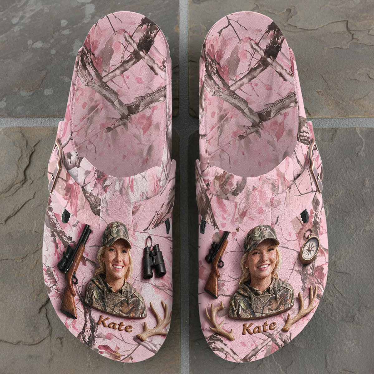 Love Hunting - Personalized Hunting Clogs With Arch Support