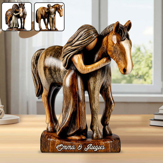 Horse Lovers - Personalized Horse Custom Shaped Acrylic Plaque