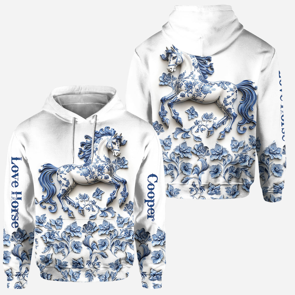 Beautiful Horse - Personalized Horse Hoodie and Leggings