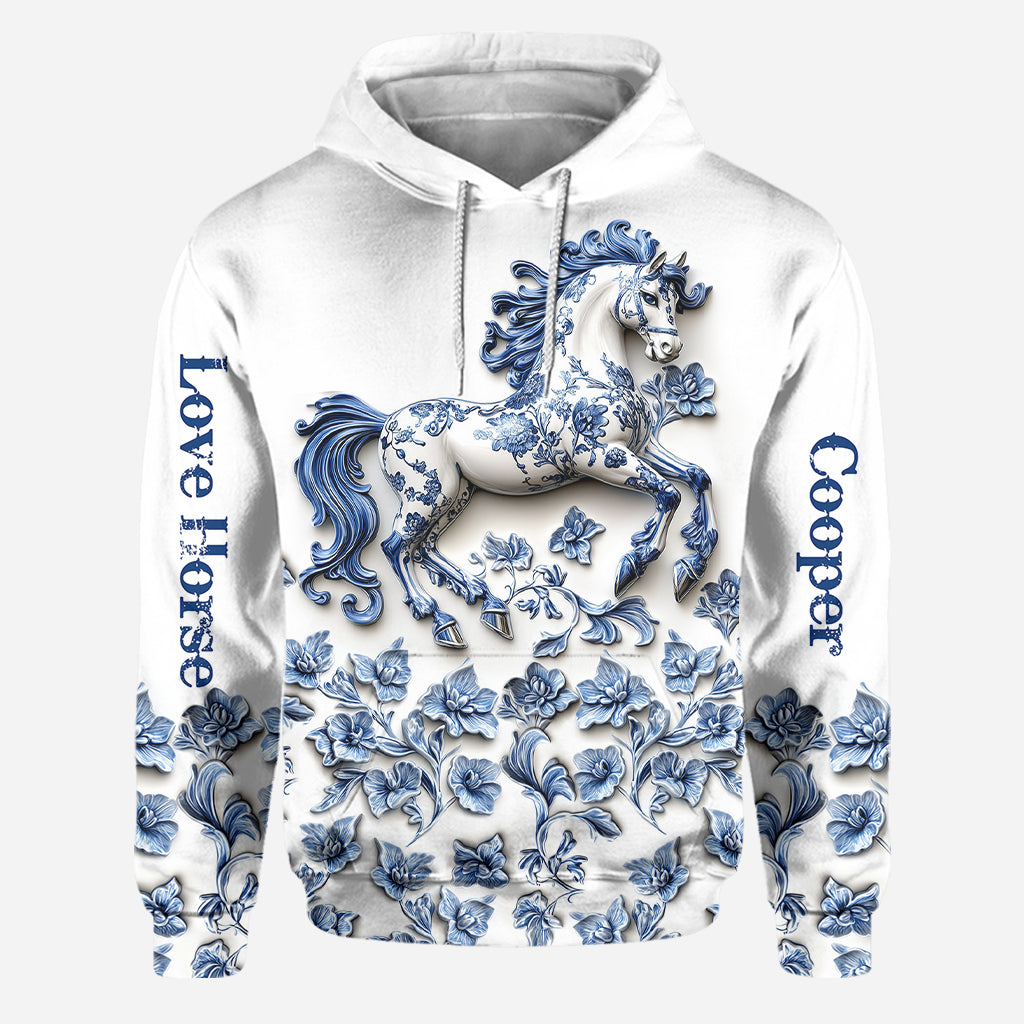 Beautiful Horse - Personalized Horse Hoodie and Leggings
