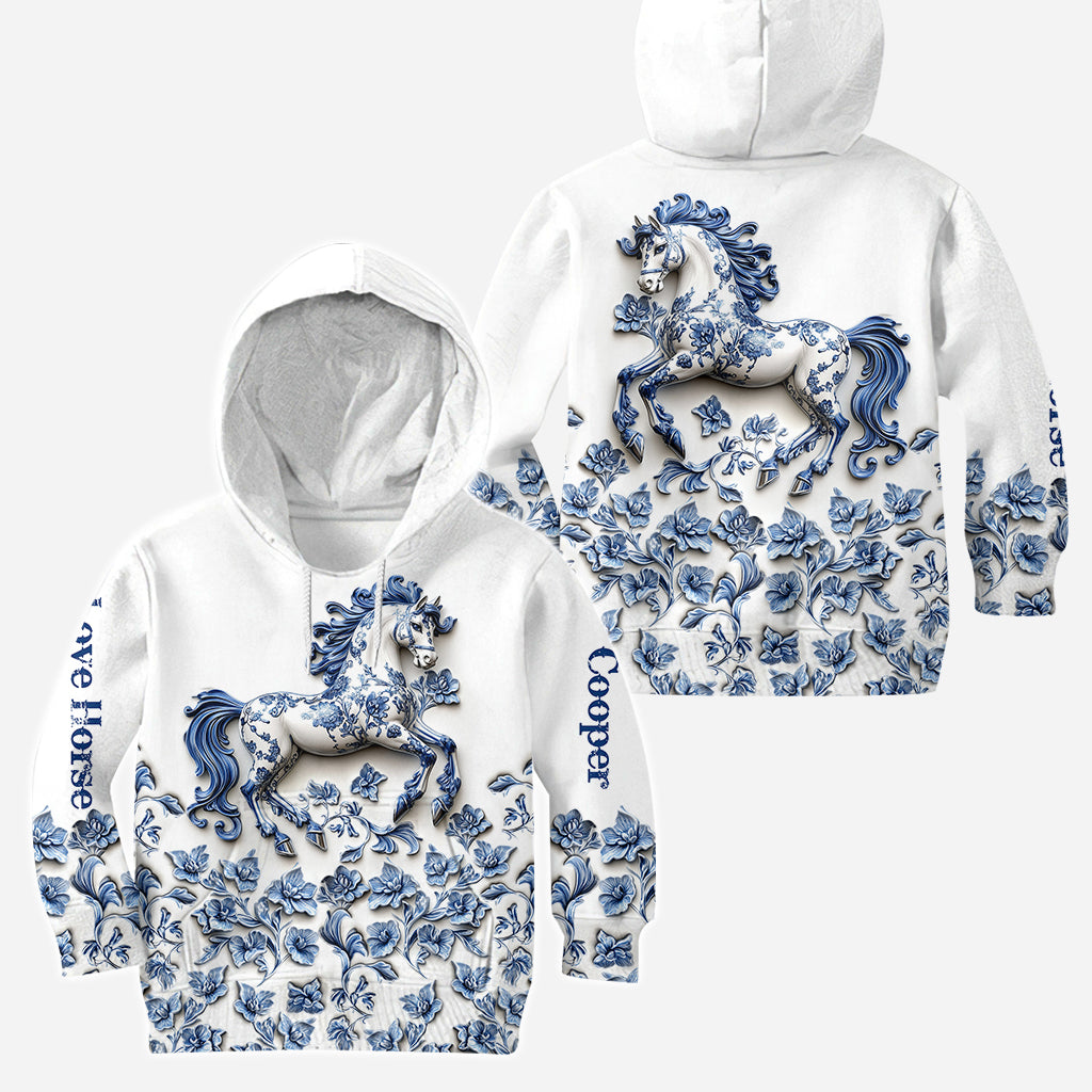 Beautiful Horse - Personalized Horse Hoodie and Leggings