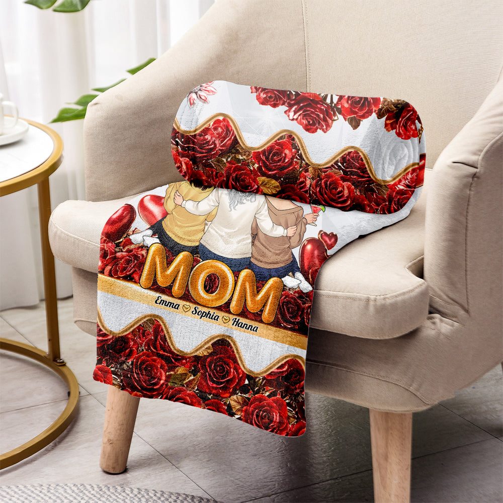 Best Mom Ever - Personalized Mother Blanket