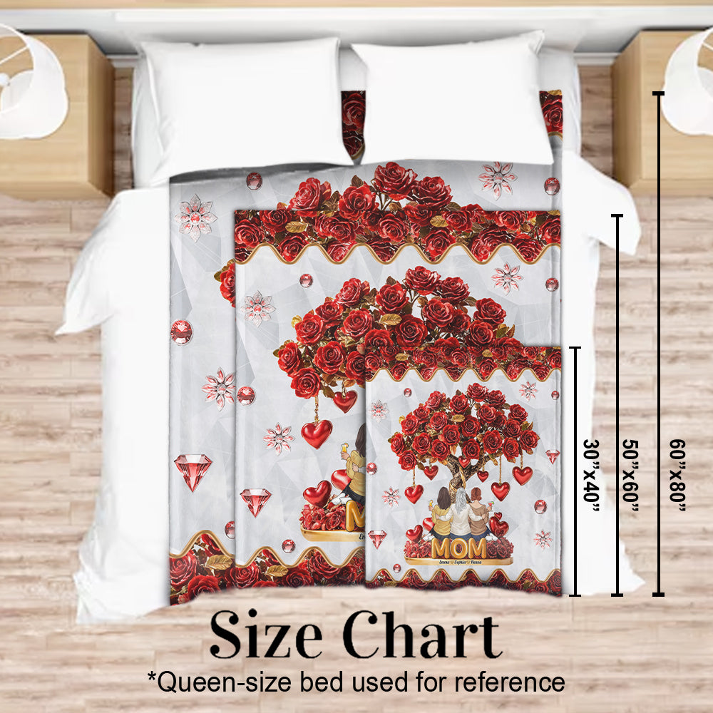 Best Mom Ever - Personalized Mother Blanket