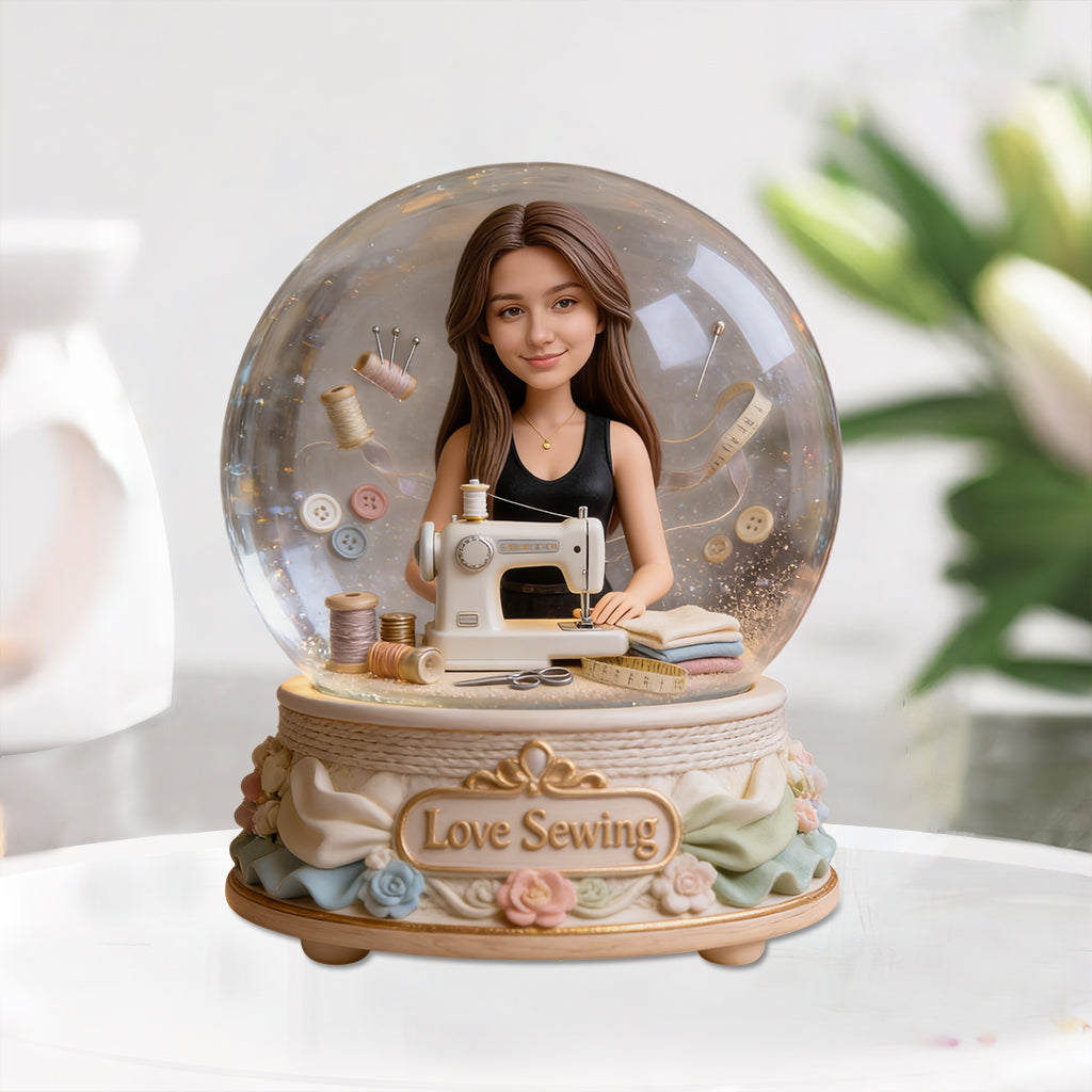 Sewing Lover Keepsake - Personalized Sewing Custom Shaped Acrylic Plaque