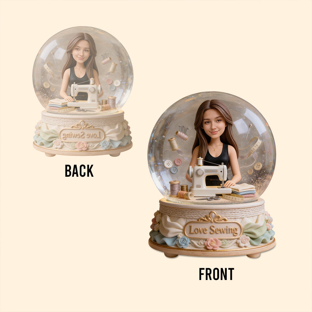 Sewing Lover Keepsake - Personalized Sewing Custom Shaped Acrylic Plaque