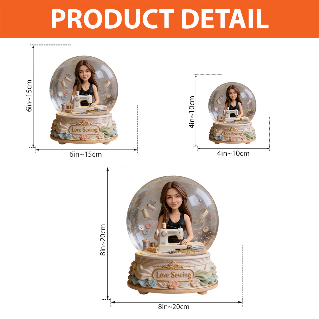 Sewing Lover Keepsake - Personalized Sewing Custom Shaped Acrylic Plaque