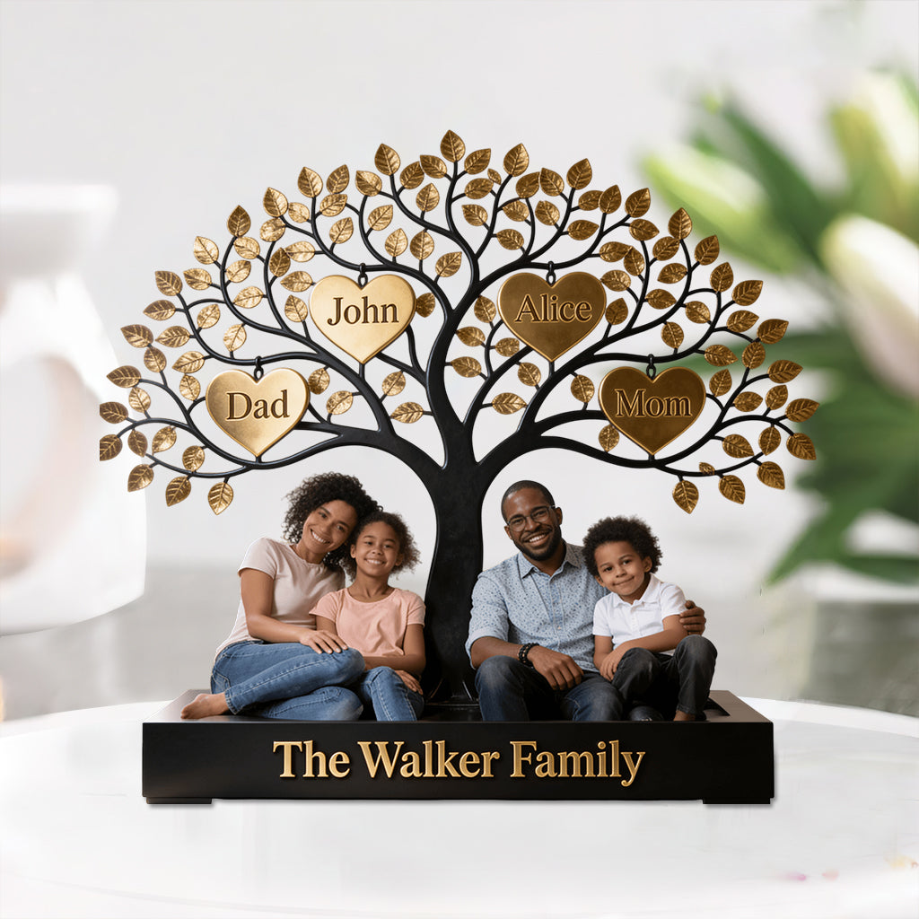 Family Gift - Personalized Family Custom Shaped Acrylic Plaque