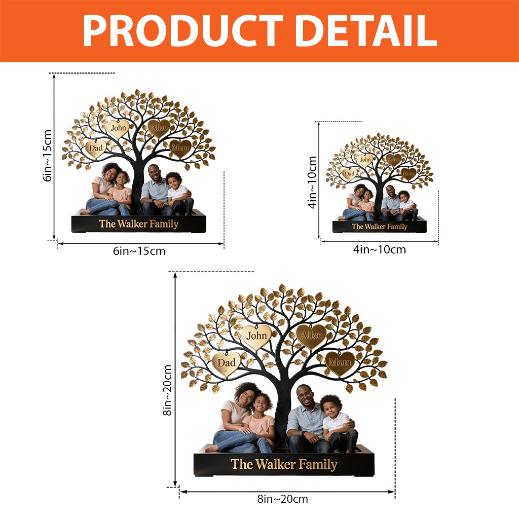 Family Gift - Personalized Family Custom Shaped Acrylic Plaque