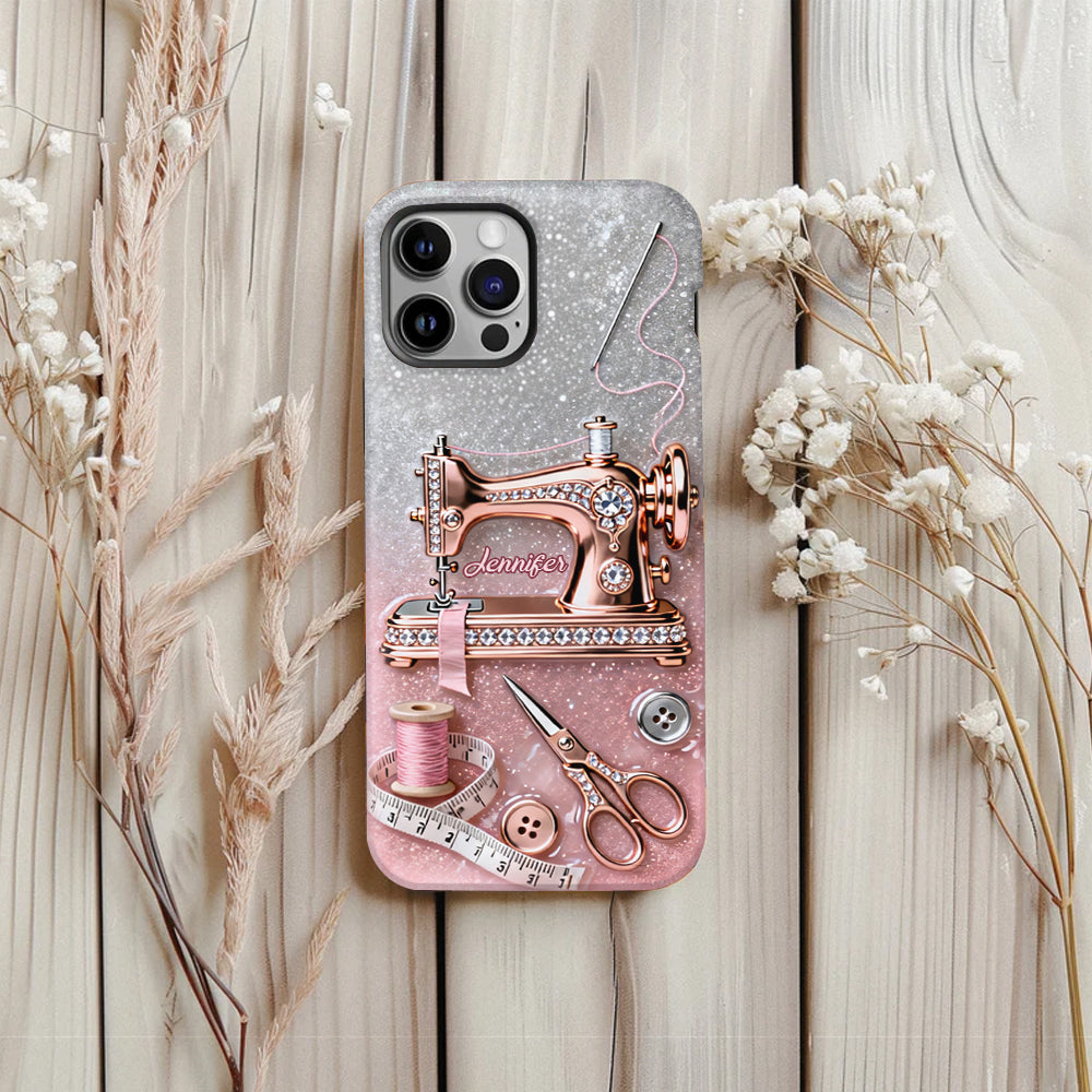 Love Sewing - Personalized Sewing Full Print Phone Case