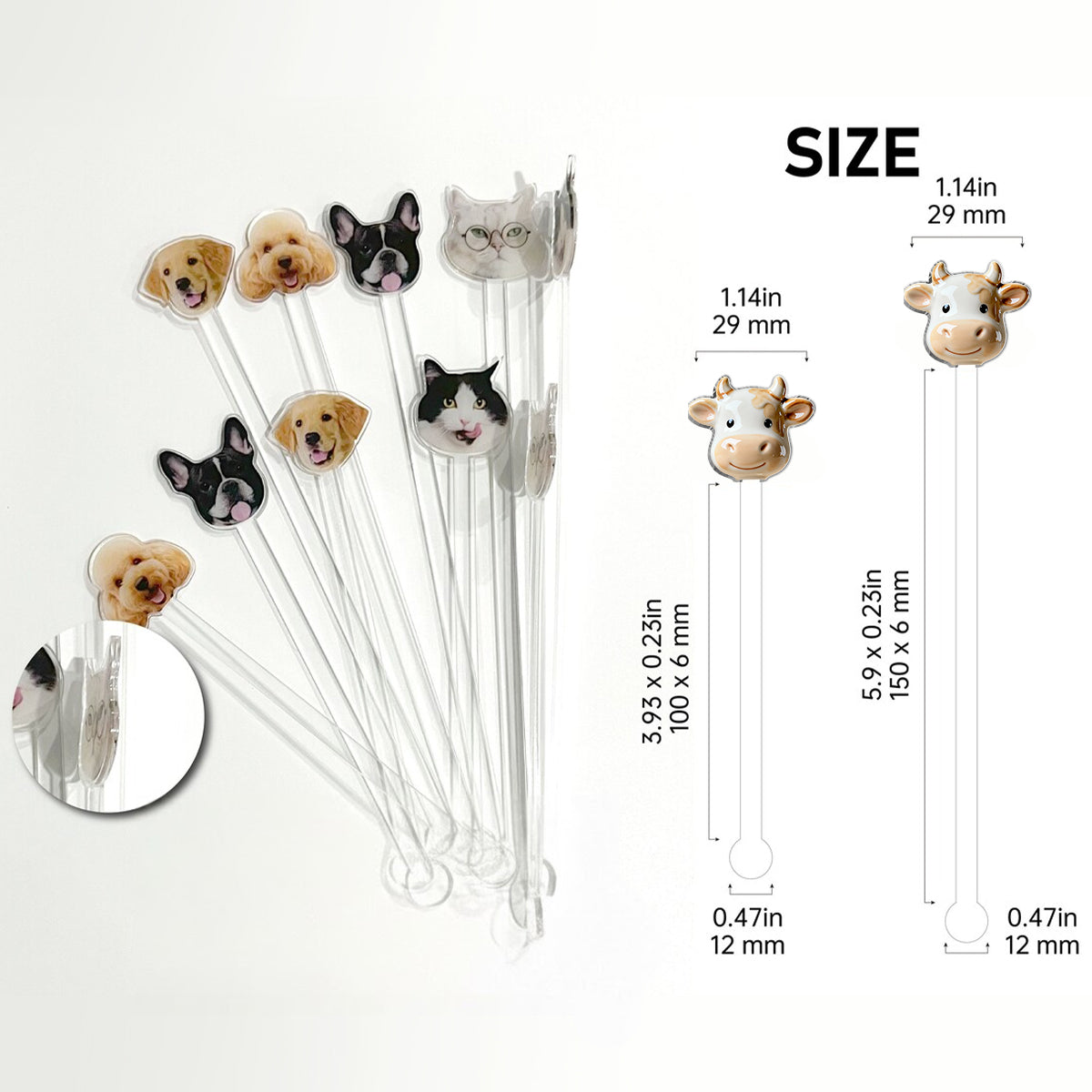 Farm Life - Personalized Farmer Set Accent Mug with Acrylic Stirres