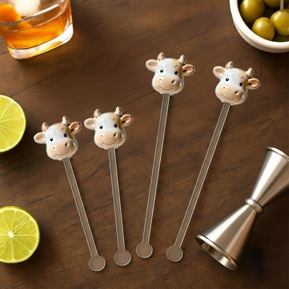 Farm Life - Personalized Farmer Set Accent Mug with Acrylic Stirres