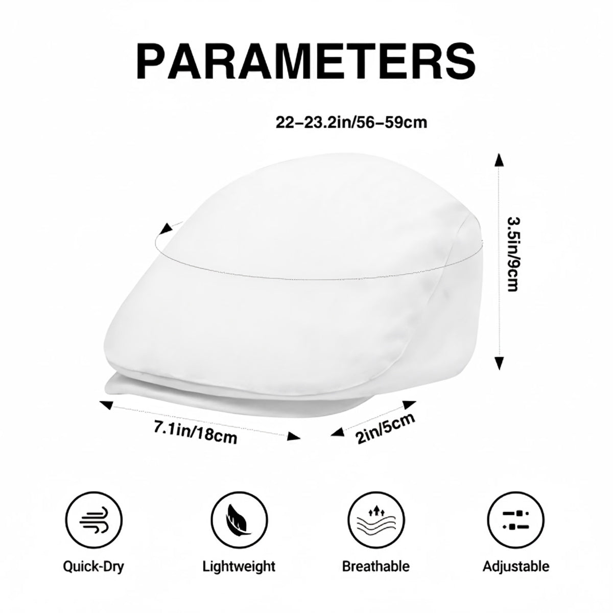 Golf & Whiskey - Personalized Golf Newsboy Cap