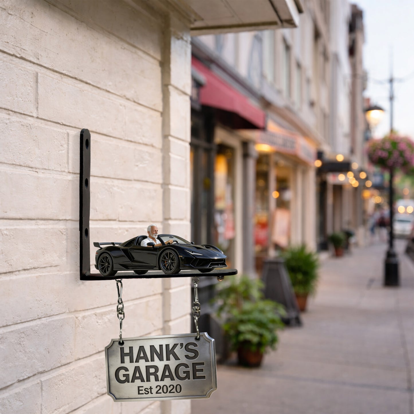 Custom Garage Sign - Personalized Car Lover Wooden Wall Mount Sign