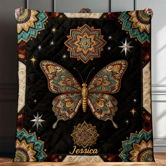 Love Butterflies - Personalized Butterfly Blanket