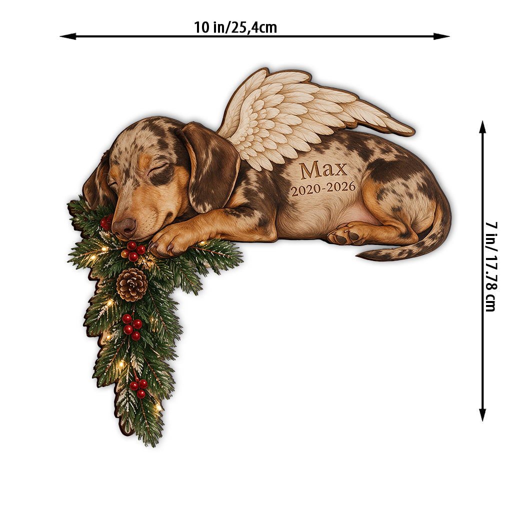 Memorial Pet Dog Cat - Personalized Dog Door Frame Decoration