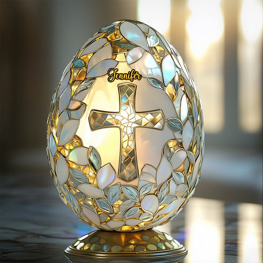 Easter Blessing - Personalized Easter Day Custom Shaped Acrylic Plaque